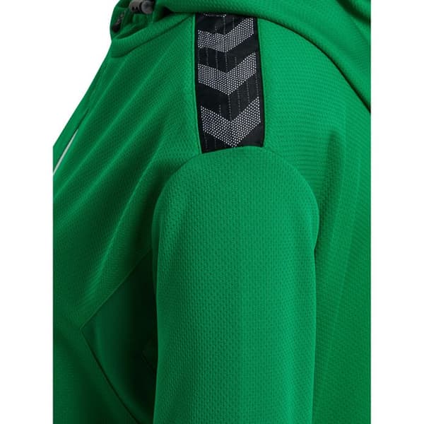 Hummel Authentic - grön zip-up hoodie i polyester för kvinnor
