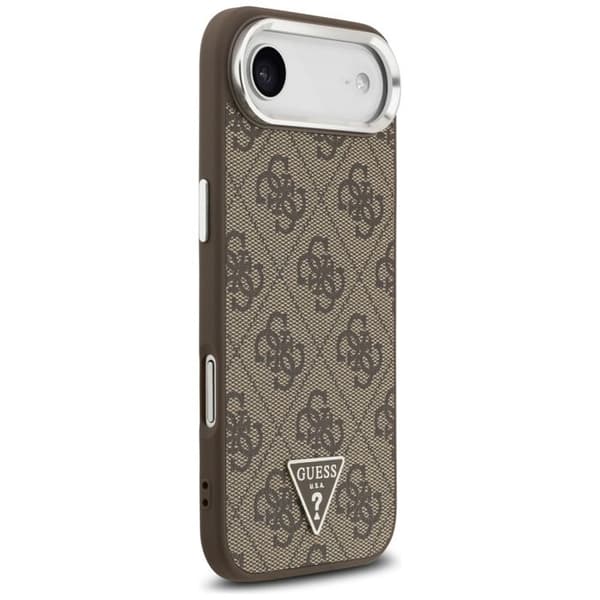 Coque Guess Hardcase 4G Triangle Logo MagSafe för iPhone Air - Brun