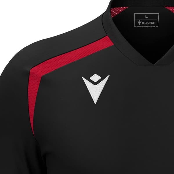 Maillot Macron Wyrm - svart/röd