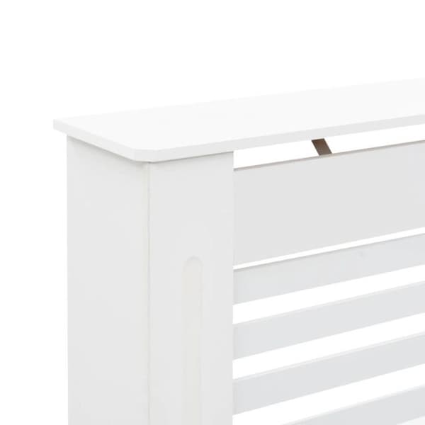 Kylarkåpa - VIDAXL - Vit - MDF - Modern lamelldesign