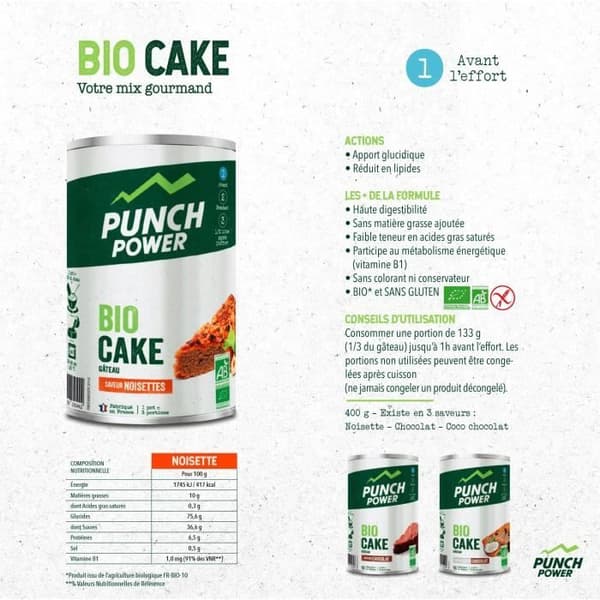 PUNCH POWER BIOCAKE CHOKLAD - BUCK 400 G