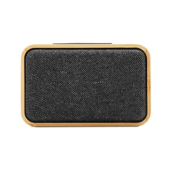 Högtalare - MOOOV - Bambu - Beige - Trådlös - Bluetooth - Induktionsladdare