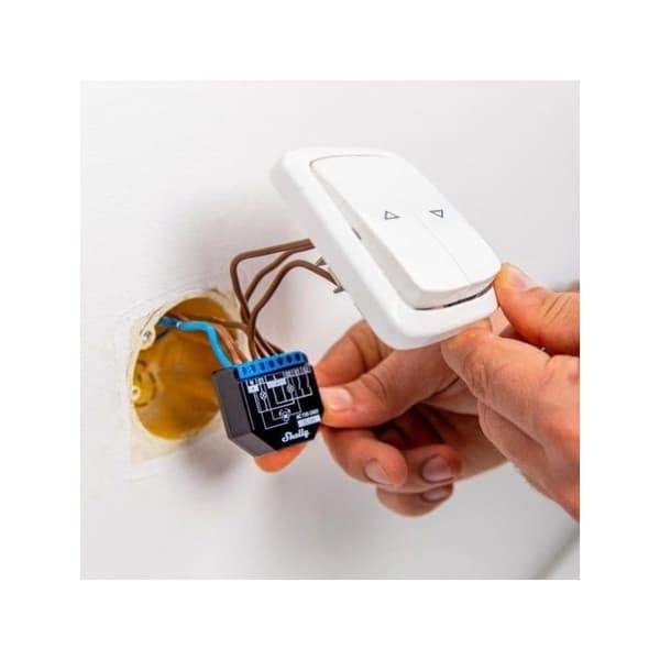 Kontrollmodul - Shelly - Plus 2 PM - Inomhus - Vit - Smart automatisering