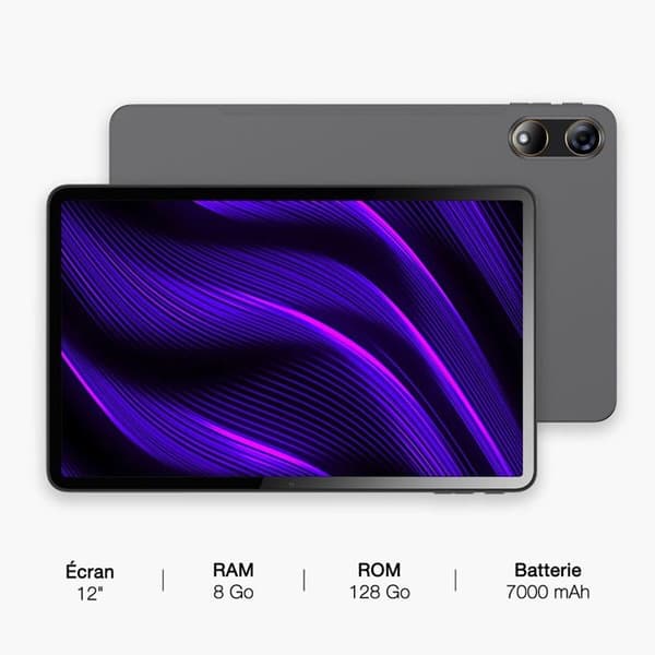 Logicom Tab Fold Pro 12 12" 128 GB Grå