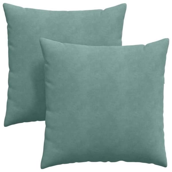Coussin Vidaxl Soffkuddar 2 st Grön Hav 60 x 60 cm