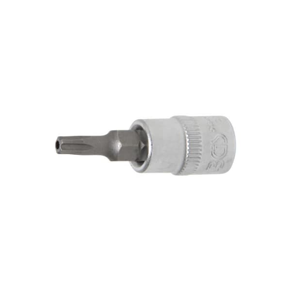 Bitshylsa 6,3 mm (1/4") TS-profil (för Torx Plus) med TS20-hål