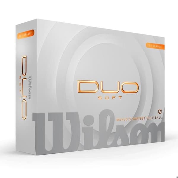Wilson Duo Soft Orange Golfbollar