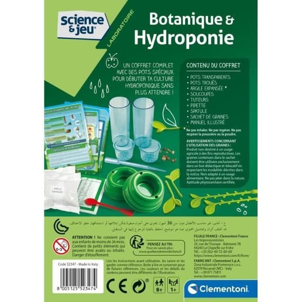 Clementoni - Vetenskap & Vilt - Botanik och hydroponik