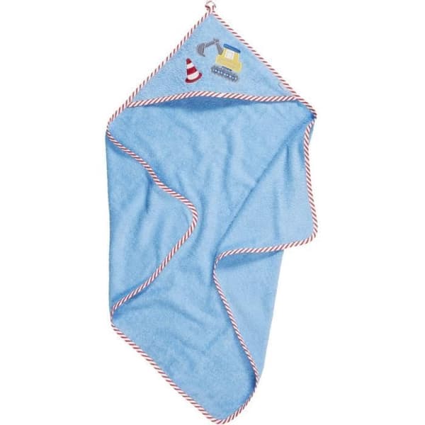 Playshoes junior grävbadsponcho 100 cm blå bomull