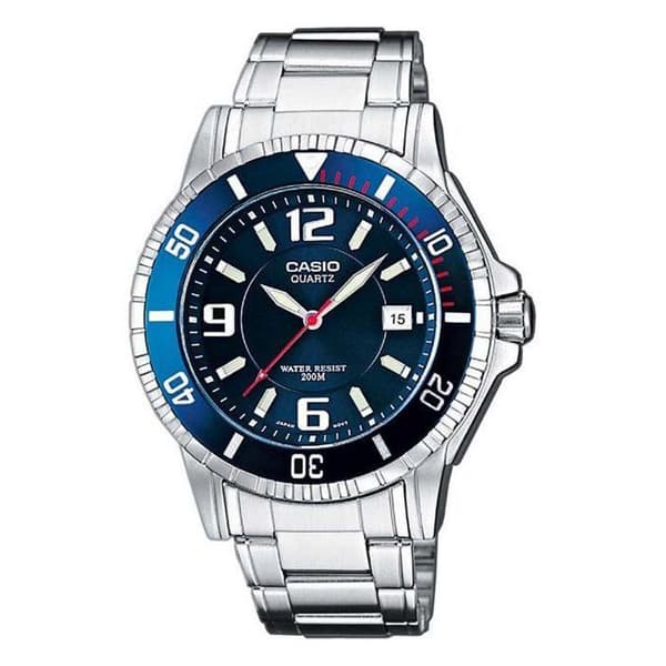 CASIO BASIC klocka i grått rostfritt stål