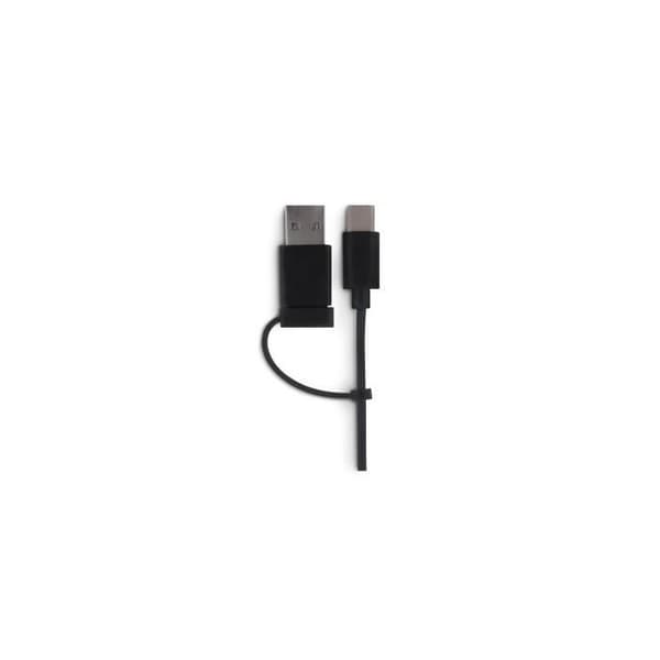 Mus - LMP - Enkel mus - USB-C - 2 knappar - Mörkgrå