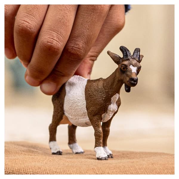 14887 figurine Get brun och vit