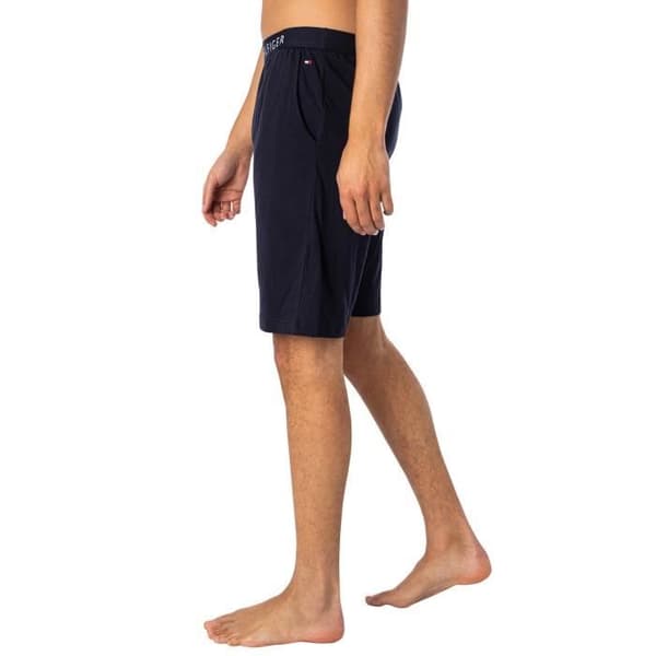 Tommy Hilfiger Herr Lounge Jersey Pyjamasshorts, blå