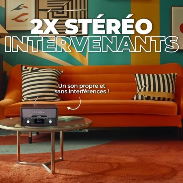 CD-spelare - Denver - MDA525DW - Bluetooth - 20 förinställda stationer - DAB, FM
