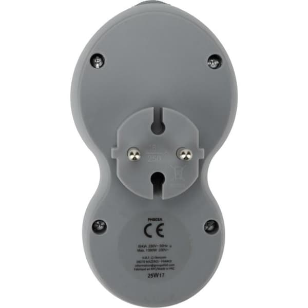 Biplite programmerbar 2x6A - Vit - Bolea - Zenitech