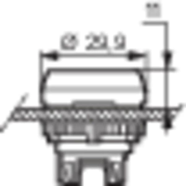 Baco Switch - BA223804 - Drucktaster Gelb L21AA04 1 St. ()
