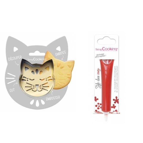 Cat Relief Cookie Kit + Röd chokladpenna