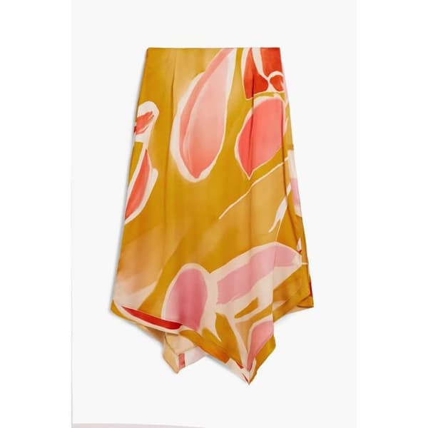 Kjol dam Desigual Orange