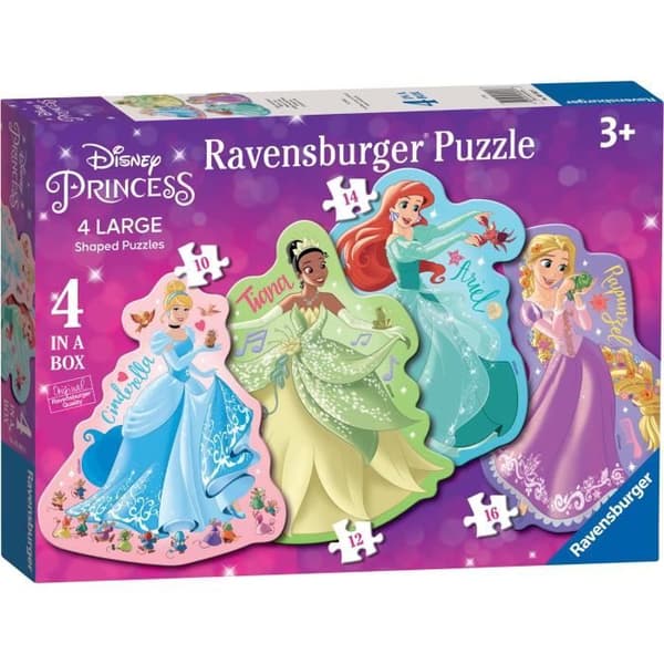 Ravensburger Disney Princess Fyra stora formade pussel