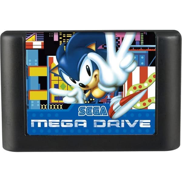 Samlingsfigur Sonic the Hedgehog 3 Console Heroes Sega Mega Drive vikbar diorama retro