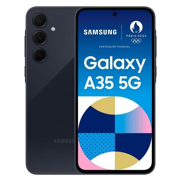 Samsung Galaxy A35 Smartphone 256 GB 5G Midnattsblå