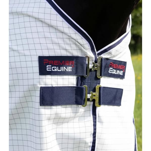 Flugskydd för häst Premier Equine Cotone - Vit - 191 cm