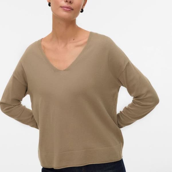 Pull fin med V-ringning, havsmermaid, dam, VERO MODA
