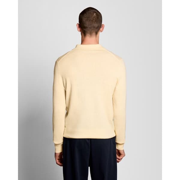 Merinoulltröja med Lyle & Scott-krage