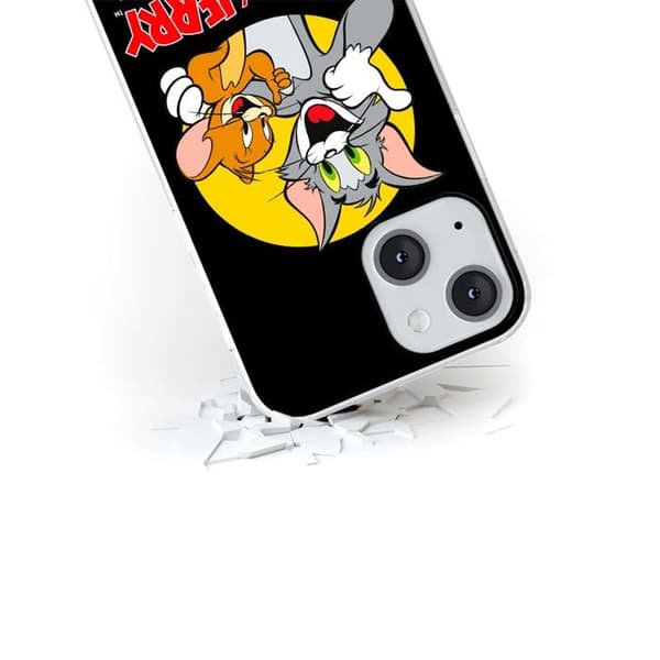 Mobilskal - ERT GROUP - WPCTOMJER3079 - Tom och Jerry - TPU flexibel - Förhöjda kanter