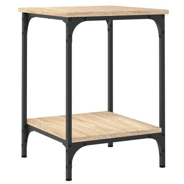 vidaXL Soffbord eksonoma 40x40x55 cm träelement 832824