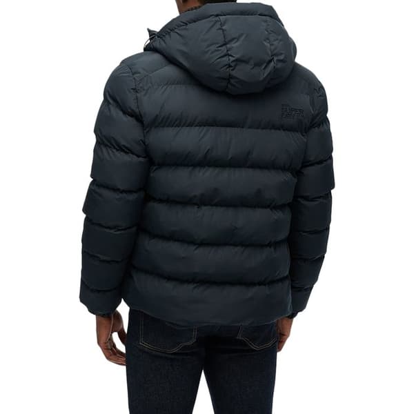Sportjacka - SUPERDRY - Blå - Huva - Gedd - Herr