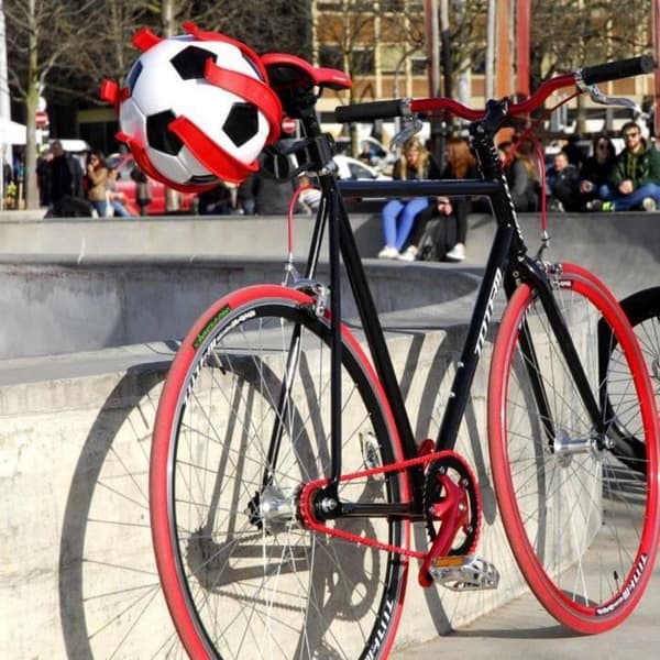 KIKBALL Cykelpump Röd