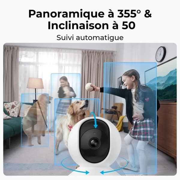 Inomhuskamera - REOLINK - E330 - 5MP - Vit