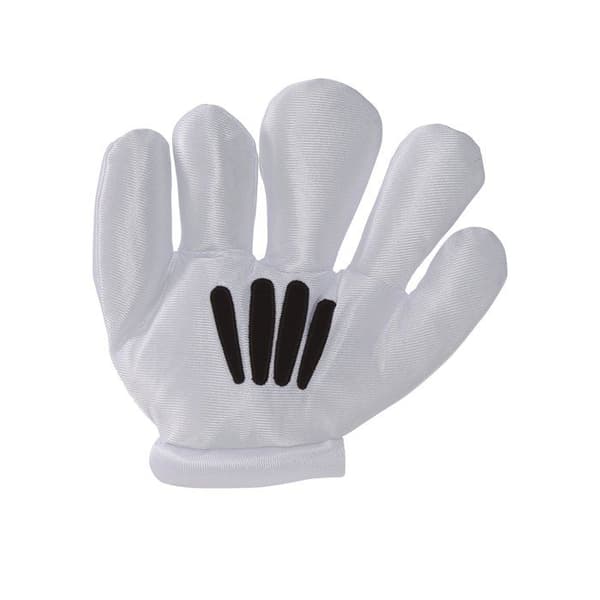 Mickey vitvitt handskar