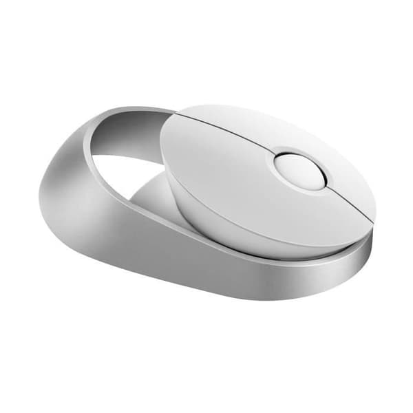 Trådlös mus - Ralemo - Air 1 - Vit - Multiläge 2,4GHz/Bluetooth - 1600 dpi