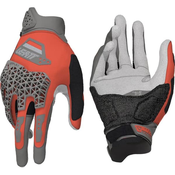 Motorcykelhandskar sommar Leatt ADV Rally 5.5 V25 - grå/orange - Grå - M
