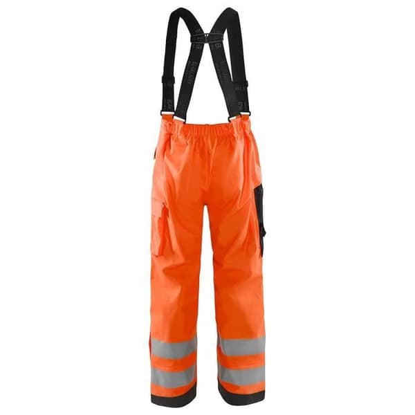 Högsynlighets regnbyxor - BLAKLADER - Nivå 3 - Fluorescerande orange - Herr
