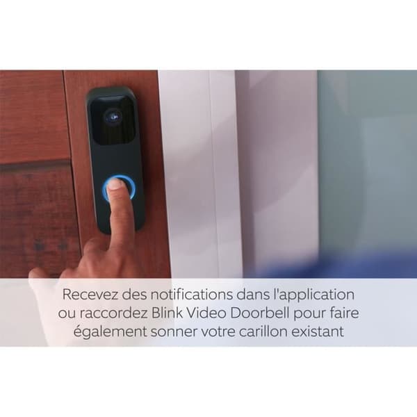 Ansluten dörrklocka - BLINK - Videodörrklocka - Svart