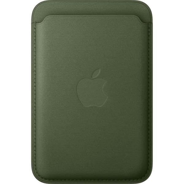 APPLE iPhone - Plånbok med fin väv och MagSafe - Moss