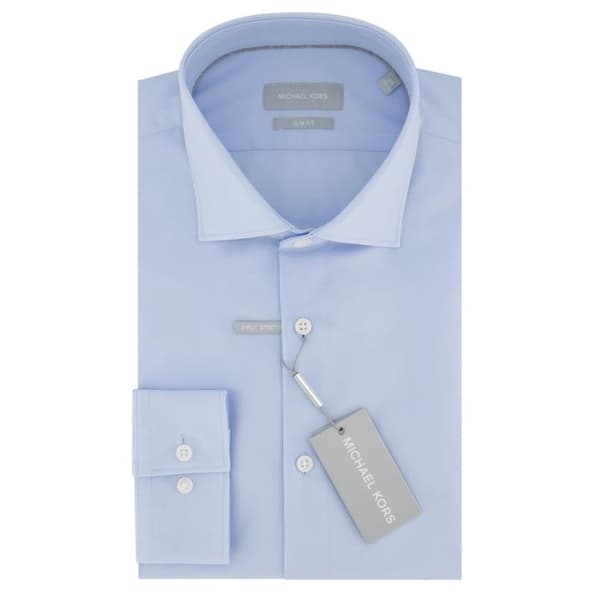 Slim fit stretchskjorta utan förpackning Michael Kors Poplin