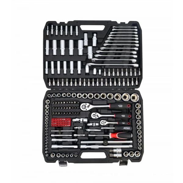 AWTOOLS NYCKELSET 216 delar 1/2""/3/8""/1/4"" BLACK LINE