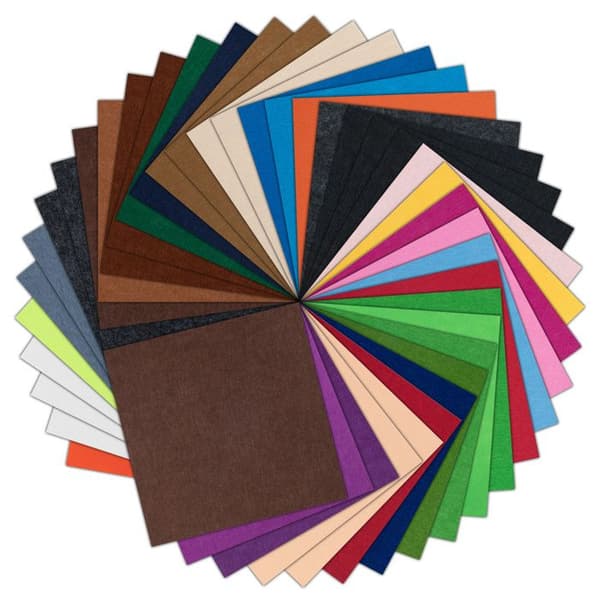 Filtark Bundle 1,0 mm - Blandade färger - 42-pack