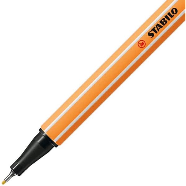 Etui med 65 STABILO point 88 ARTY fineliner - fin spets