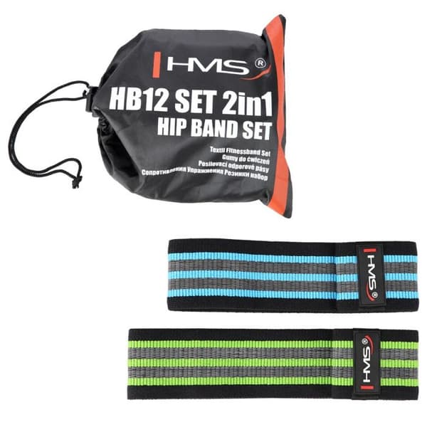 Elastiska band - HMS - HB12 - Svart - Unisex - Intensiv
