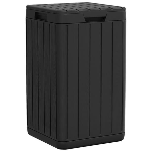 Utomhus soptunna antracit 38x38x65 cm PP