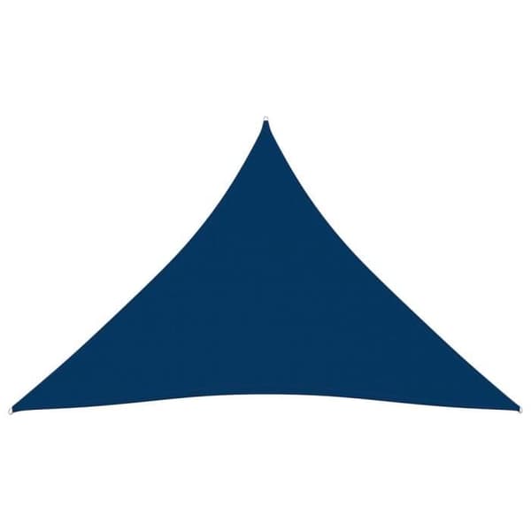 vidaXL Parasol Sail Triangular Oxford Tyg 3,6x3,6x3,6 m Blå