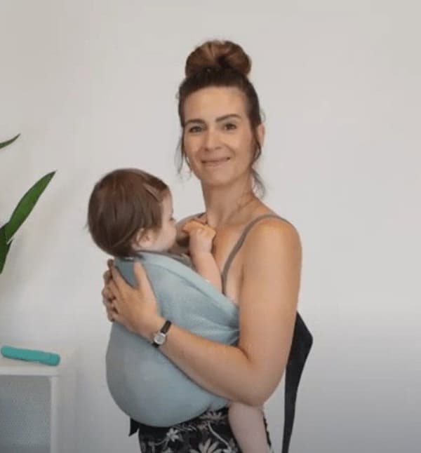 Mini Sling MiniMonkey bärsele kompakt Grön Mesh