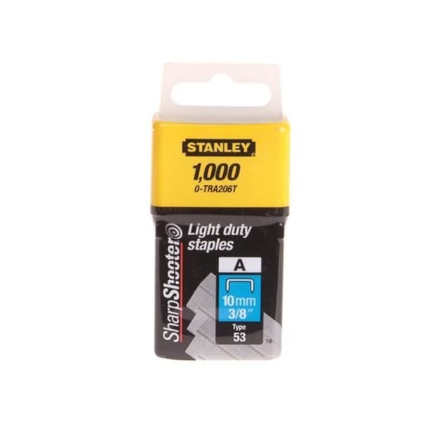 STANLEY Klammer typ 53 - 1000 stycken 10mm