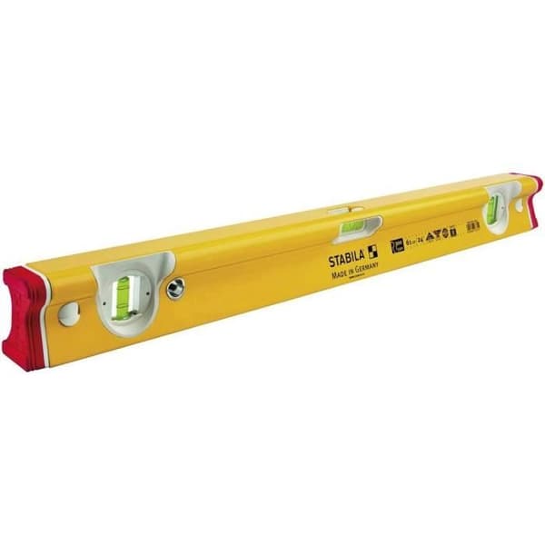 Vattenpass - STABILA - R 300 - 2 flaskor - 2000 mm - Noggrannhet 0.5 mm/m