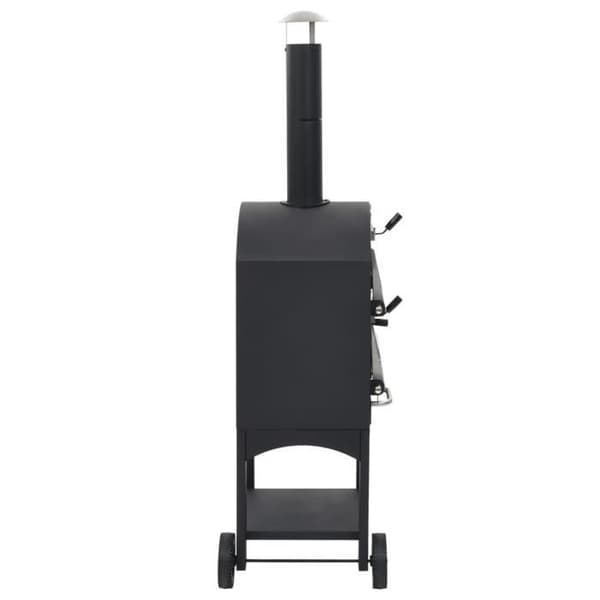 vidaXL Utomhus Träkol Pizza Ugn Fireclay Stone